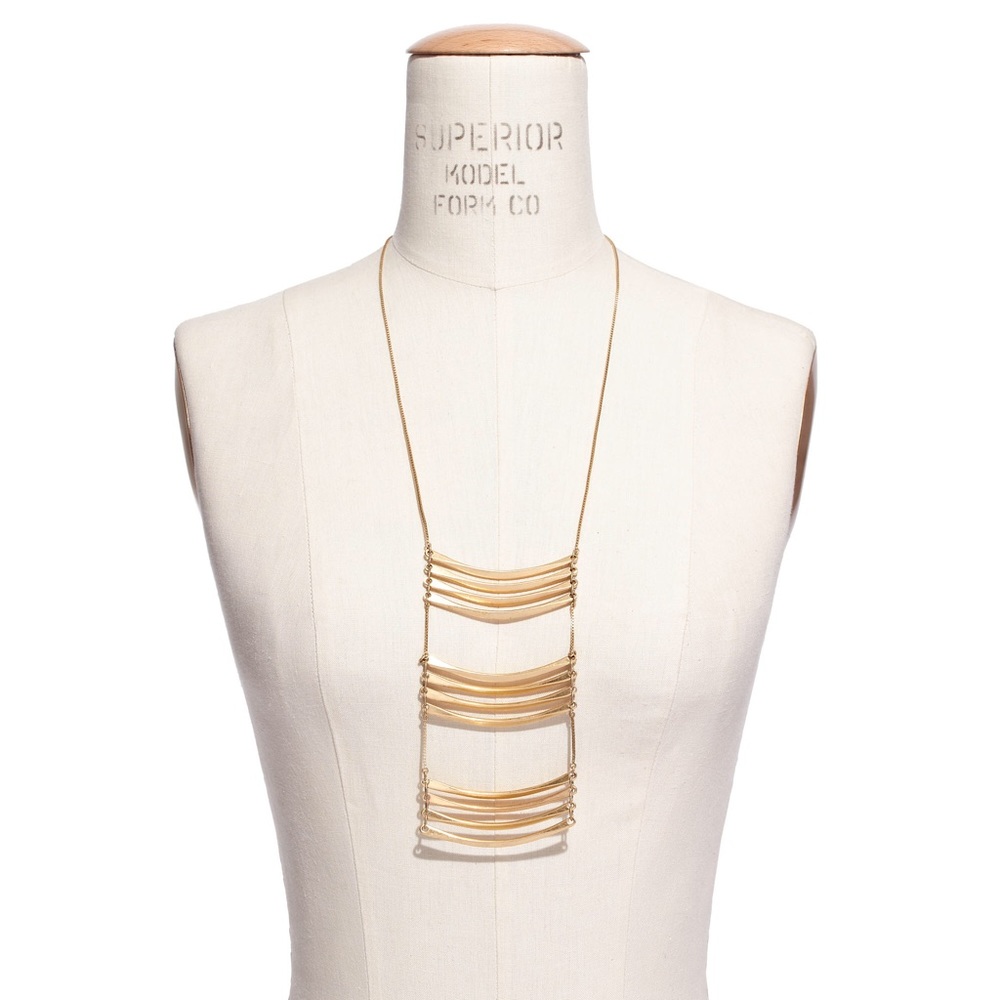Madewell Golden Crossings Necklace